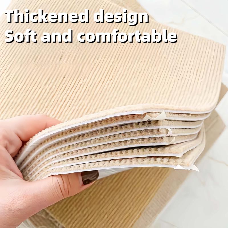 【FREE GIFT】60x60cm Large Area Square Thickening Rug Mat Self-adhesive Floor Protection Mat Tile splicing Carpet Mats Comfort and durability Waterproof Noise Prevention Non-slip scratch-resistant Carpet Sticker for office Bedroom Home Living Room Deco