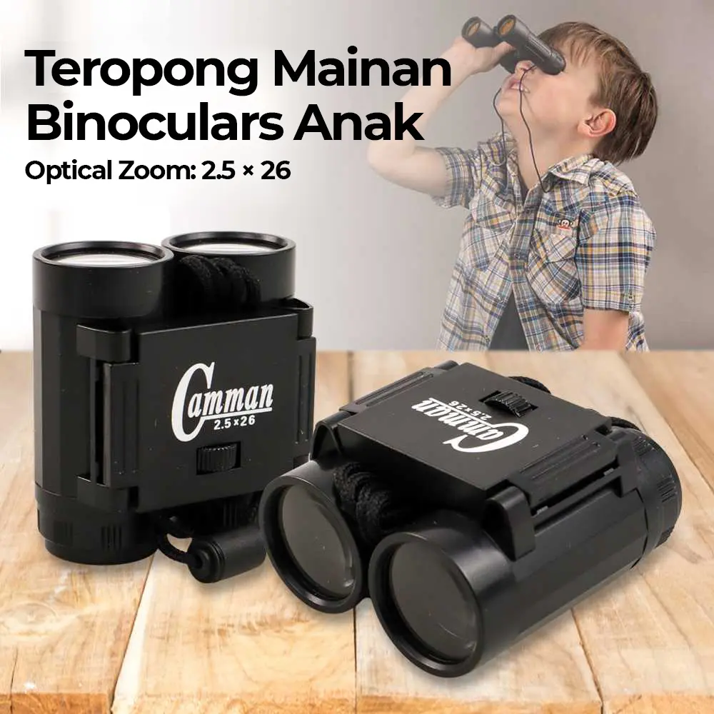 Camman Teropong Mainan Anak Binoculars Telescope 2.5x26 - 1138