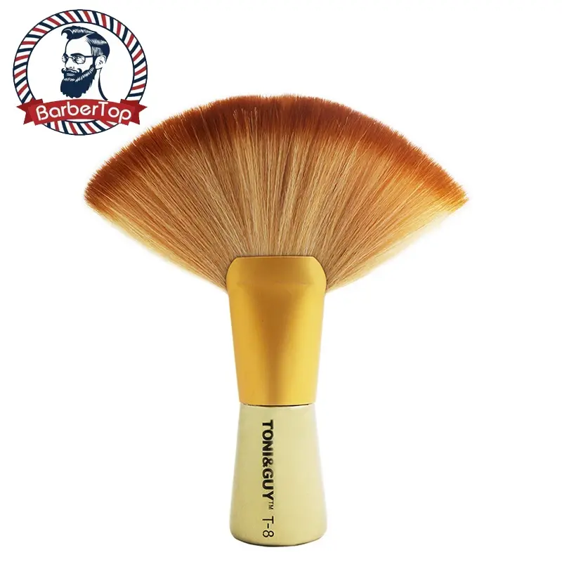 BarberTop Hairdressing Soft Hairbrush Neck Face Duster Beard Brushes Large Fan Shap Hair Cleaning Cutting Styling Makeup Tools Haircare Heatless