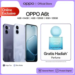 [IRVANGALIH APPROVED] OPPO A6t 4GB+64GB/128GB & 6GB+128GB Online Exclusive Smartphone [Snapdragon 685, 6500mAh Large Battery, 120Hz Ultra High Refresh Rate]
