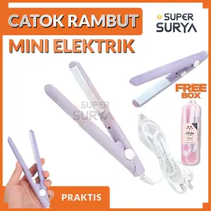 Catokan Rambut Mini Portable Multifungsi Hair Curly 2in1