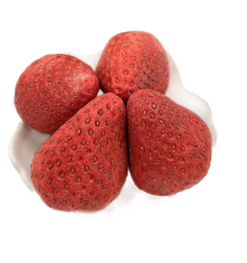 casheli Crispy Freeze-dried Strawberry GradeA  Camilan Snack Food Cemilan Stroberi Makanan Chips Camilan Keripik Viral