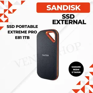 SANDISK SSD EXTERNAL E81 1TB SPEED 2000MB/S NVME - SSD PORTABLE E81 1TB 2000MBS NVME