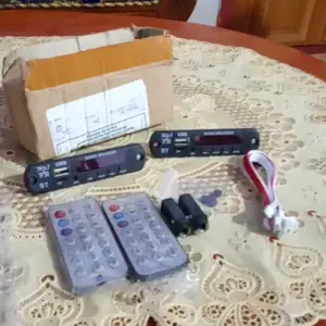 Kit Modul MP3 Musik Bluethooth 12V V8.7 AUX USB Record dan Karaoke Bluetooth Radio