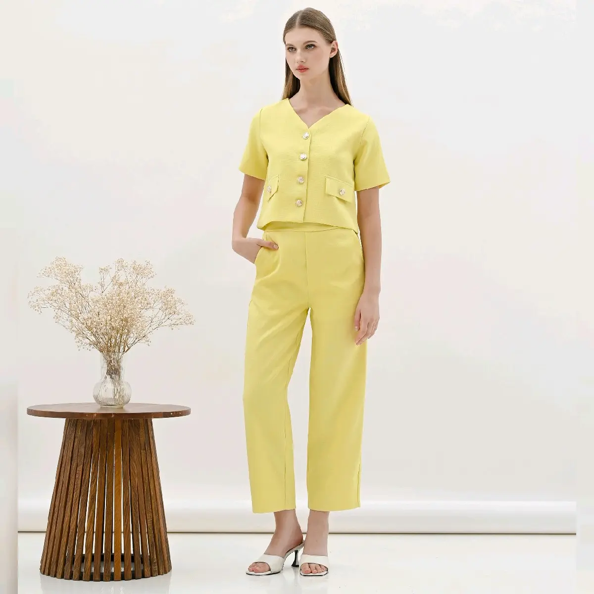 MissMoka Joana Set Celana Panjang dan Atasan Set Baju Kantor