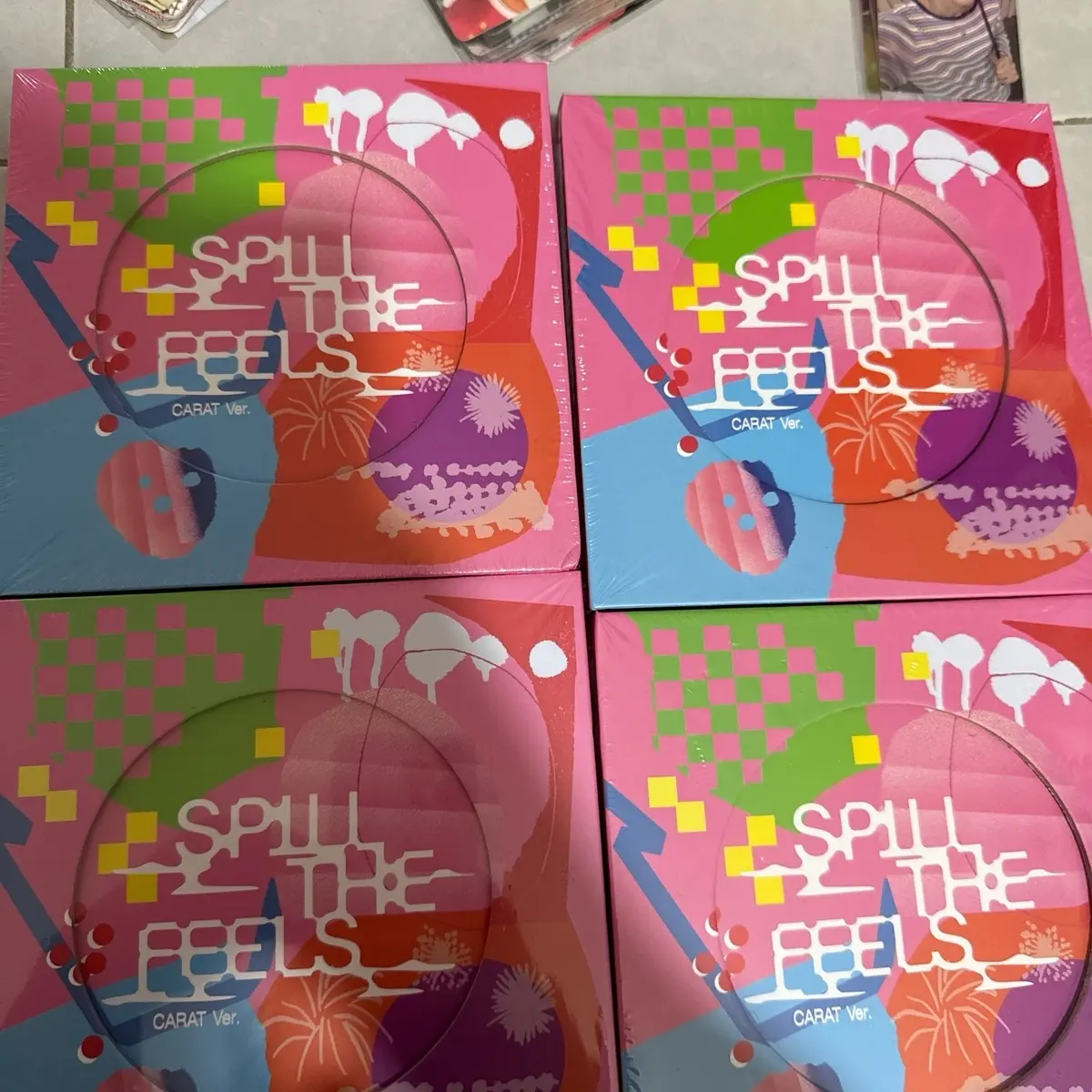 SEVENTEEN SPILL THE FEELS CARAT ALBUM SEALED