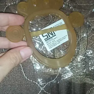 LO Teether Bayi Gelang BPA Free / Mainan Gigitan Bayi Bahan Silikon