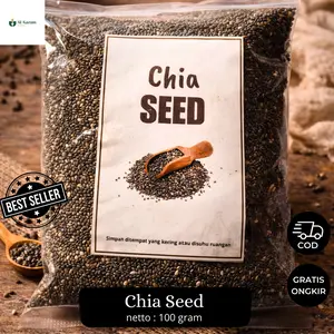 Chia Seed 100gr | Biji Chia Alami | Cocok untuk Minuman & Makanan
