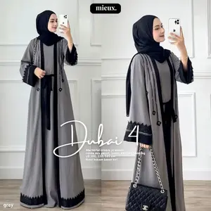 COD Dubai Abaya Crincle Mix Renda Premium // Gamis Wanita Super Jumbo M L XL XXL 3XL 4XL // Dress Polos Wanita Dewasa // Busana Muslim Kekinian // Baju Lebaran Wanita Terbaru 2025 // Fashion Wanita Muslimah // Outfit Wanita Remaja Populer