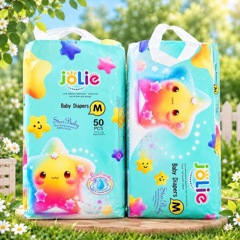 com bo 100 chiếc bỉm dán  jolie xuất anh  mềm mỏng thấm hút nhanh từ 700ml-800ml