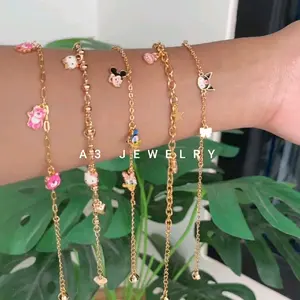 Gelang anak rantai karakter lucu Kids