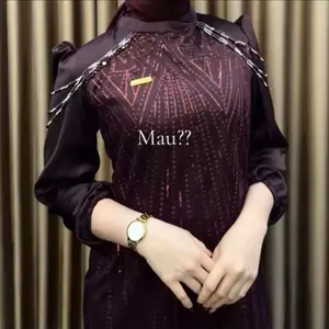 Micelle Dress luxury Pesta Kondangan elegan gamis Mewah Wanita