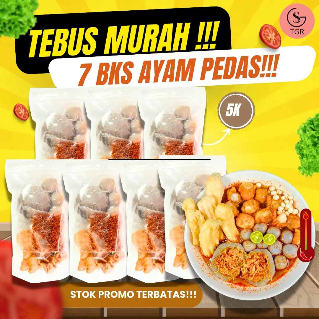 T E B U S   M U R A H!! PAKET BASO ACI AYAM SUWIR PEDAS 7 BUNGKUS MAKANAN INSTAN food  Kuah Mie Seblak Soto- EKONOMIS Frozen Rempah