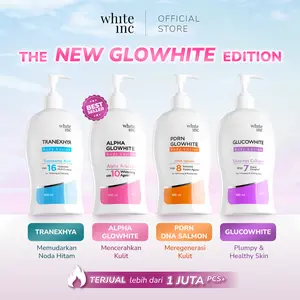 [BEST] WHITE INC Alpha Glowhite PDRN Glucowhite TranexHya Body Lotion Whitening & Moisturizing | Body Lotion Menghidrasi Kulit