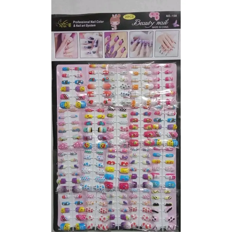 MAINAN KUKU MOTIF ISI(20PCS) LEMBAR