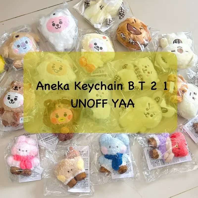 [BTS] Unoff Aneka KeyChain Boneka Plush Gantungan Kunci Keyring Dolls Toys Ganci