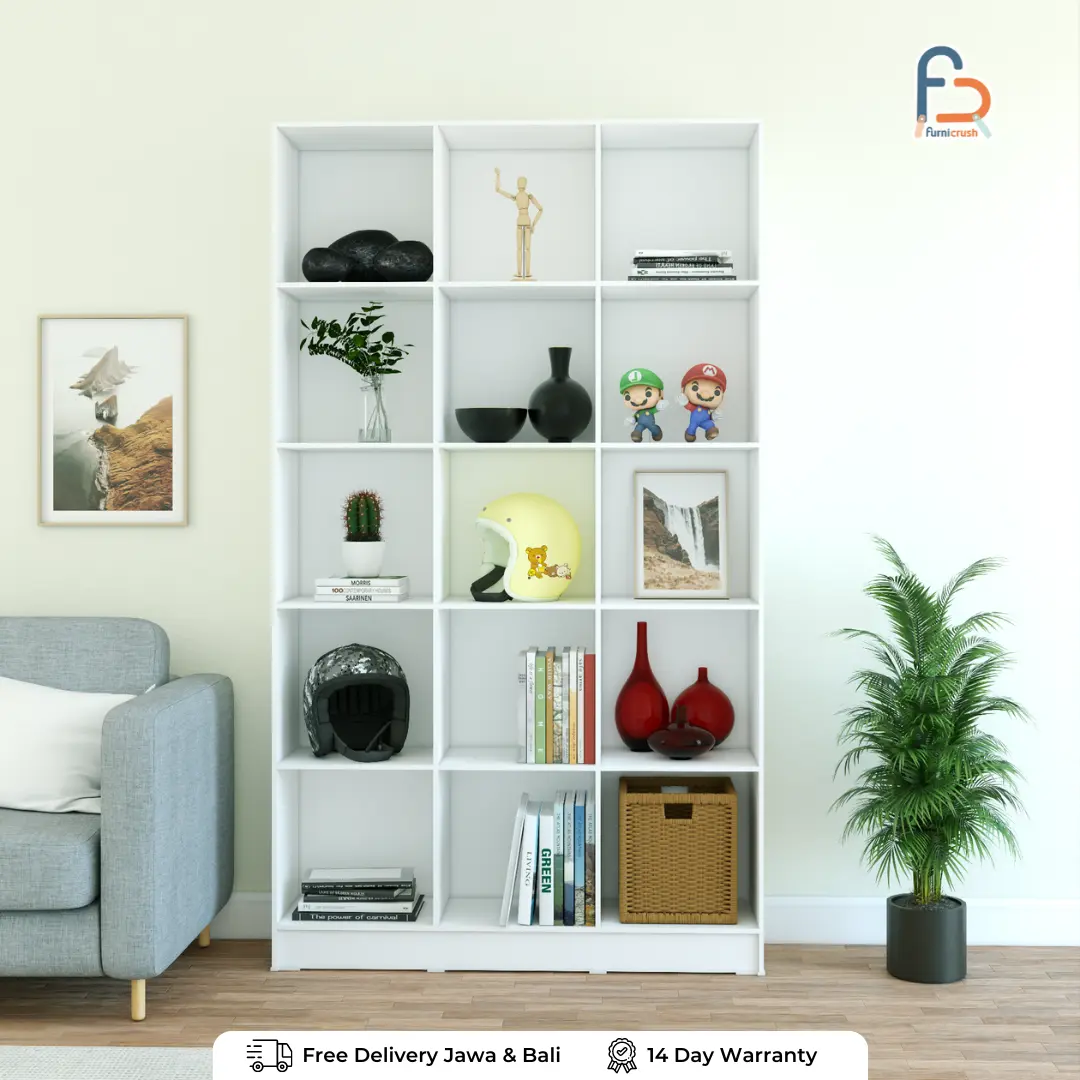 Furnicrush Rak Susun / Rak Buku / Rak Serbaguna / Rak Gym / Rak Display ...