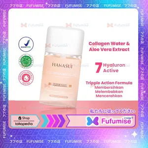 HANASUI Collagen Micellar Cleansing Water 100ml / Pembersih Wajah Make up waterproof Kotoran Remover