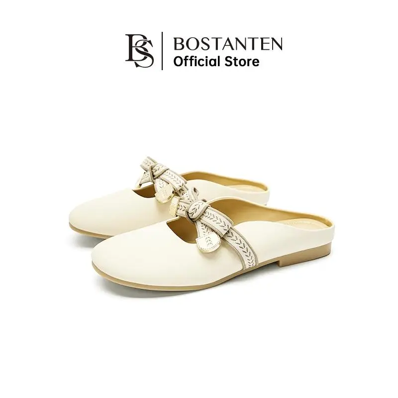 [New Arrival] Bostanten Sepatu Gina Flat Wanita Sandal Mlues Style Sepatu Rata