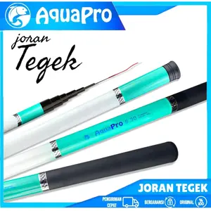 Aquapro - Joran Tegek Lentur Ukuran Panjang 1.80M-6.30M Kualitas Tinggi Super Ringan Serat Kaca Keras Tangan Pancing Portabel Teleskopik High Quality Produk Alat pancing Ikan
