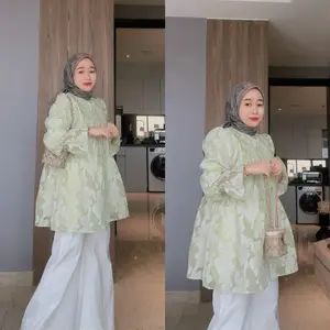 Navia Blouse Drym - Atasan Wanita Busui Friendly dengan Desain Elegan dan Dinamis