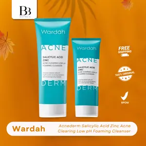 WARDAH Acnederm Salicylic Acid Zinc Acne Clearing Low pH Foaming Cleanser