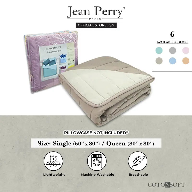 Cotonsoft "Jeju" Lifestyle Collection Lightweight Quilt I Summer Blanket l