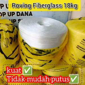 D'Roving 18kg Roving fiberglass untuk Pembuatan List Profil Plafon Gypsum Kuat dan Tidak Terdistorsi