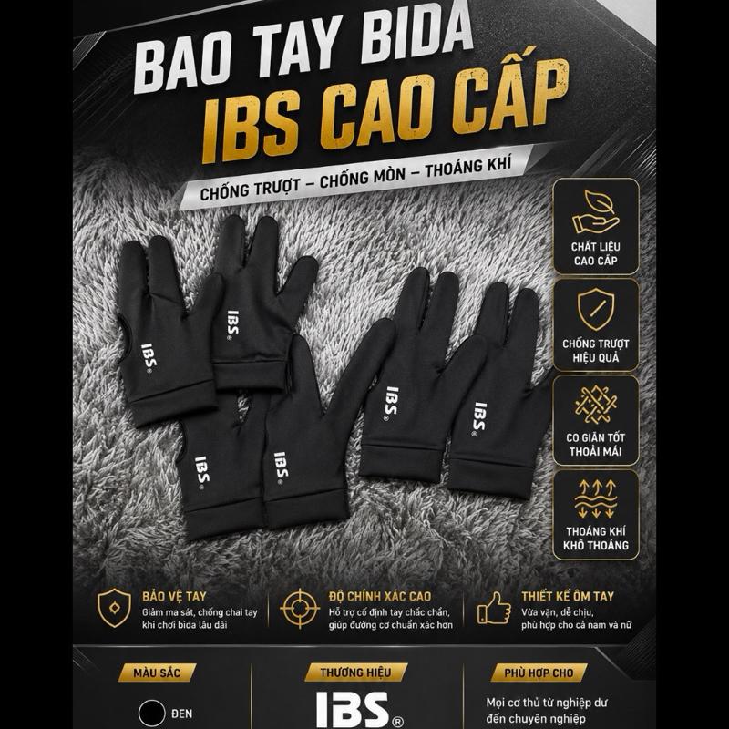 Bao Tay Bida IBS Nhập Khẩu Hàn Quốc - Chất Liệu Mềm Mại, Thoáng Mát Mồ Hôi