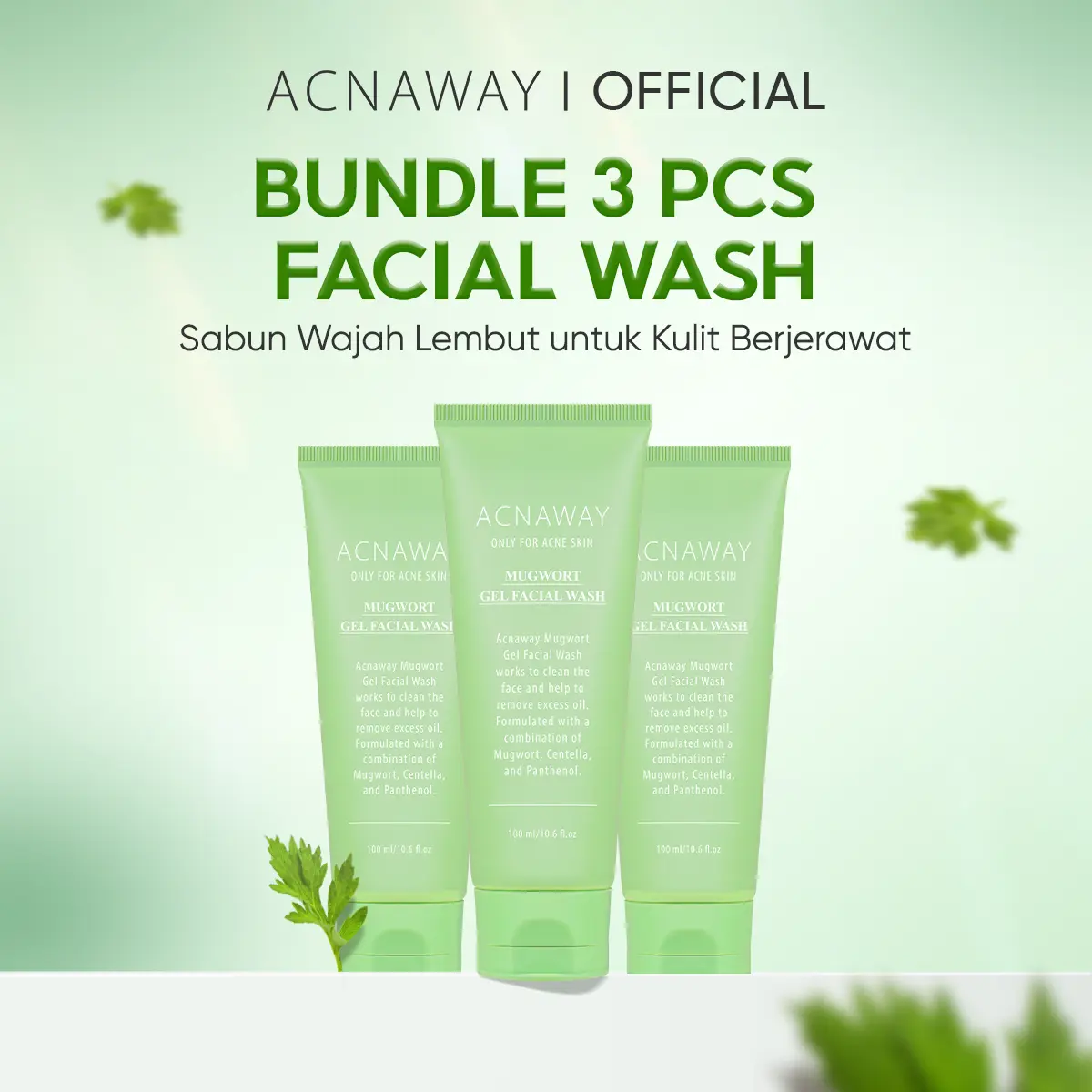 3pcs Face Wash
