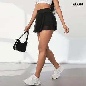 MOOTA Sanitaas Rok Celana Pendek Olahraga Wanita High Waist Short Skirt Flare Casual Rok Olahraga Sport Tennis Golf Senam Zumba Aaerobic Rok Mini Olahraga - 067