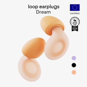 Loop Dream – Silicone/Memory Foam Earplugs for Sleep Comfort | Comfortable Ear Plugs for Snoring Blocking & Sleeping | Customized Fit