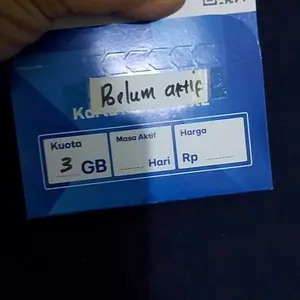 Axis Ready Guys Sp 3GB - Kartu Axis dengan Kapasitas 3GB - Kualitas Terbaik - Glass-kondisi SEGEL