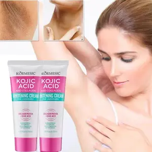 Kojic Acid Pemutih Ketiak Pemutih Selangkangan 50ml Memutihkan Ketiak dan Leher Pantat Pemutih Lutut Hitam Dan Siku,Krim Pencerah Lipatan BPOM