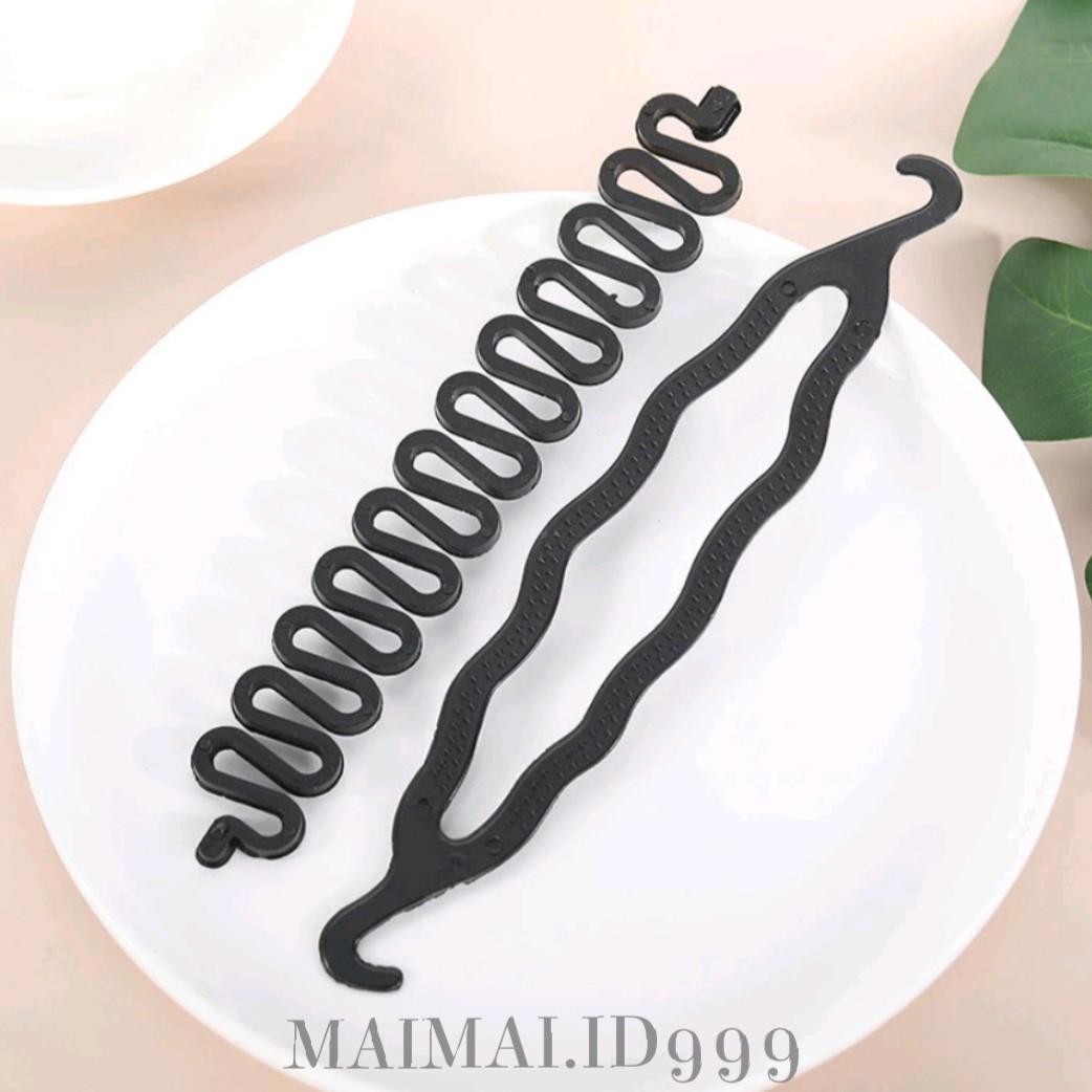 MAIMAI 6pcs SET Alat Kepang Sanggul Rias Penata Rambut / Alat Keriting Hair Styling Tools