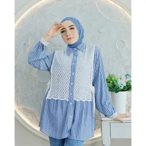 PRODUK LOKAL - HERITAGE LACE BLOUSE Baju Katun
