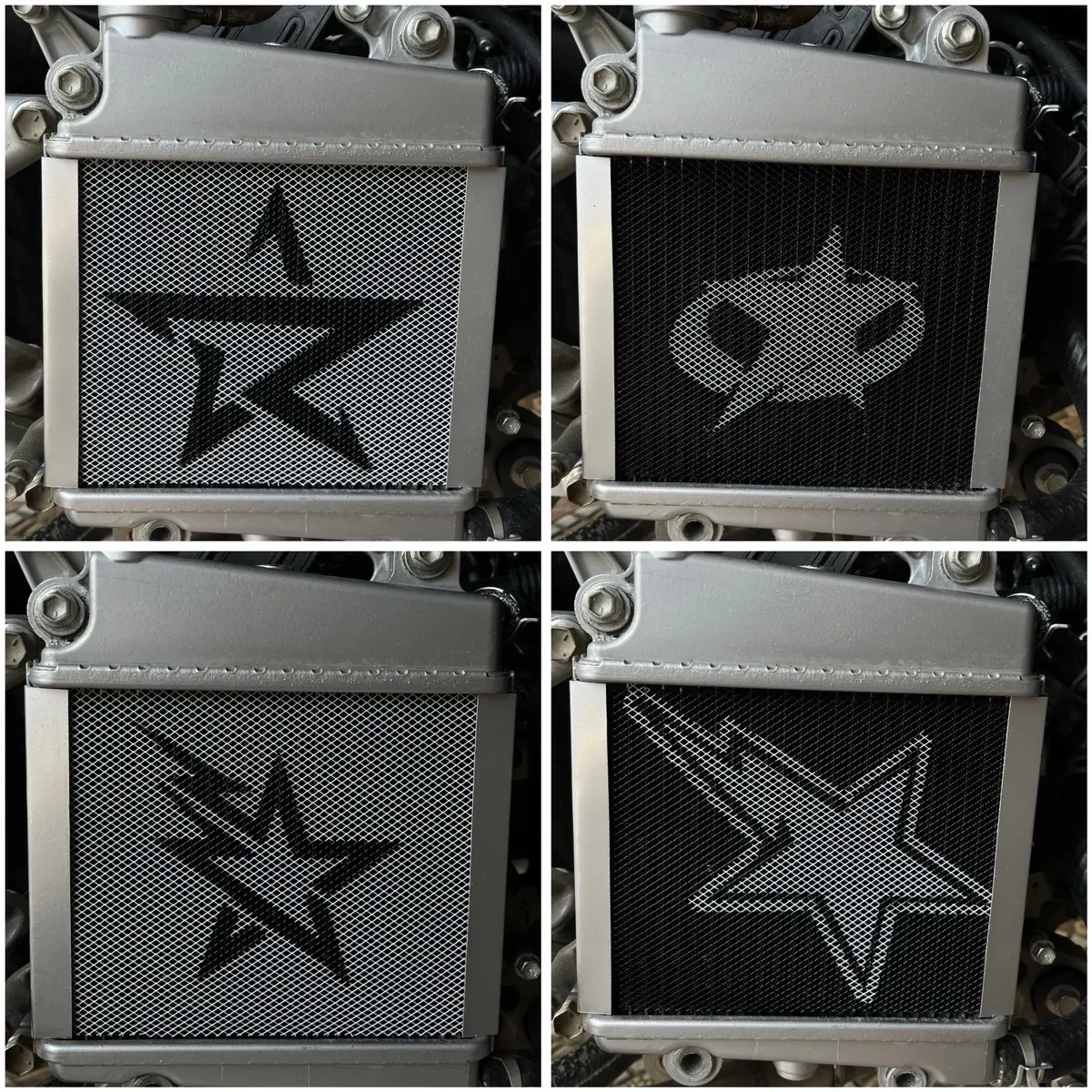 jaring radiator-plat radiator ala ala racing (SEMUA MOTOR)  Engine jaring radiator Motorcyclee