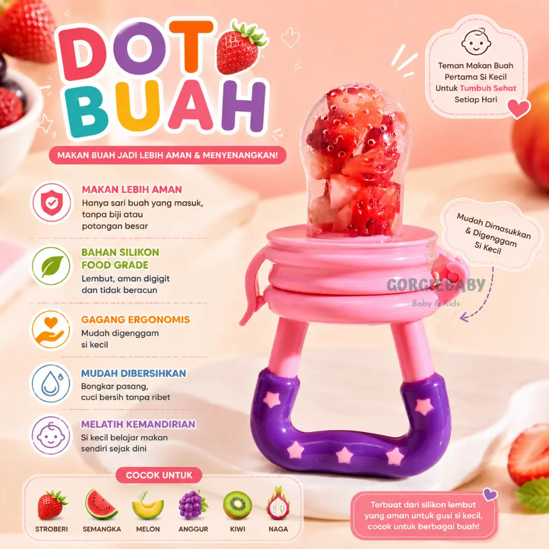 [GB] Empeng Buah Bayi Dot Buah Bayi Fruit Feeder