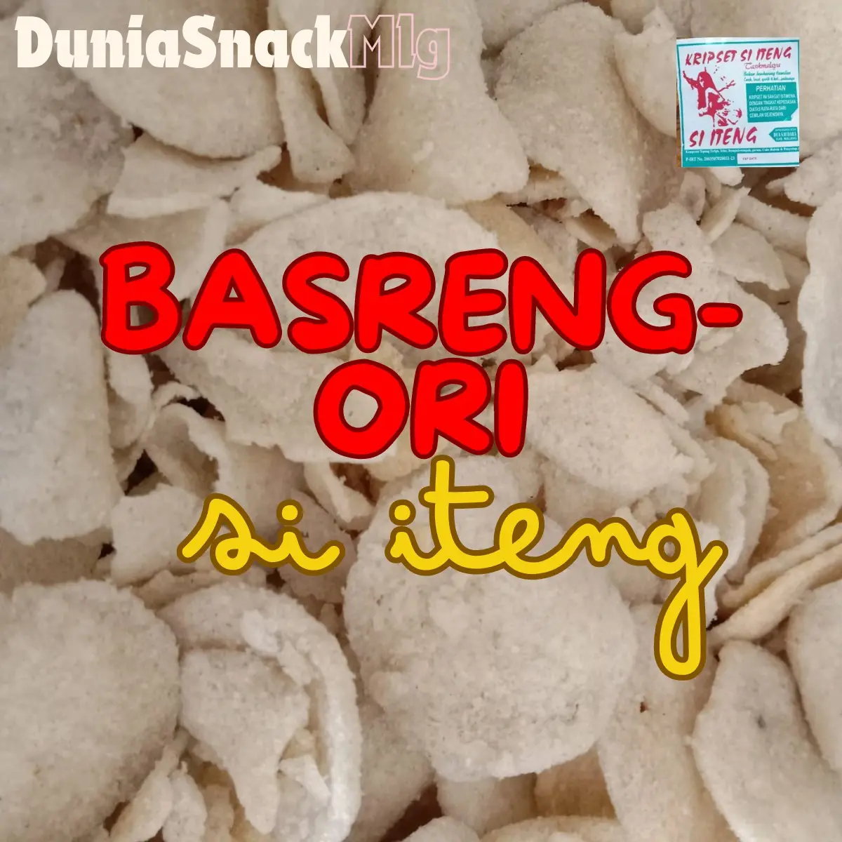 500gr - BASRENG ORI NONPEDAS SI ITENG GURIH