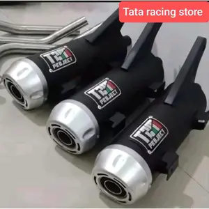 Knalpot standar racing COPY TZM End Muffler bas adem beat karbu, beat fi, beat street, vario 125, vario 150, Scoopy, beat deluxe, vario karbu, genio, mio sporty, mio j, mio smile, mio m3, mio soul GT, fazzio, x ride, fino fi, fino karbu, spacy, beat pop
