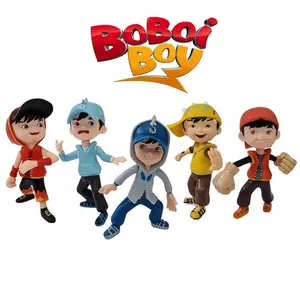 Action Figure Boboiboy Set Isi 5 / 6 Pcs – Mainan & Topper Miniatur Koleksi