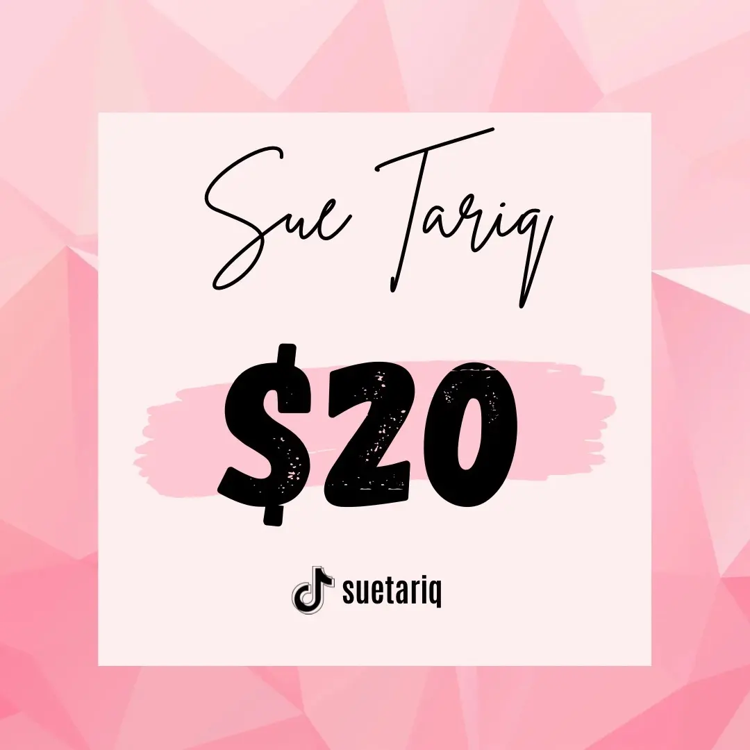 SueTariq Purchase of Twenty V-Neck Cotton