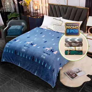 PAKET HEMAT 3 PCS SELIMUT BULU HALUS UKURAN 120 X 170 CM HALUS DAN LEMBUT COCOK UNTUK KADO