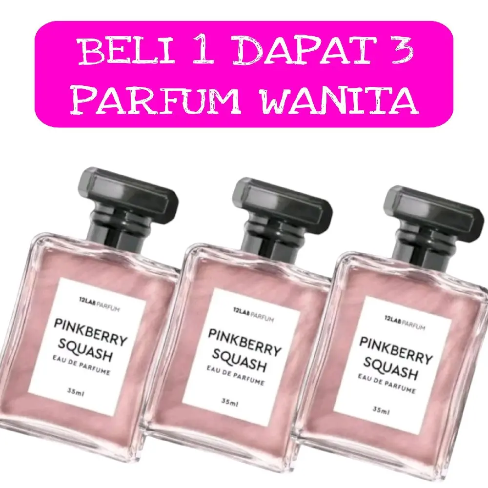 Beli 1 Dapat 3 Parfum Wanita 35ml Aroma Wanggi Tahan Lama