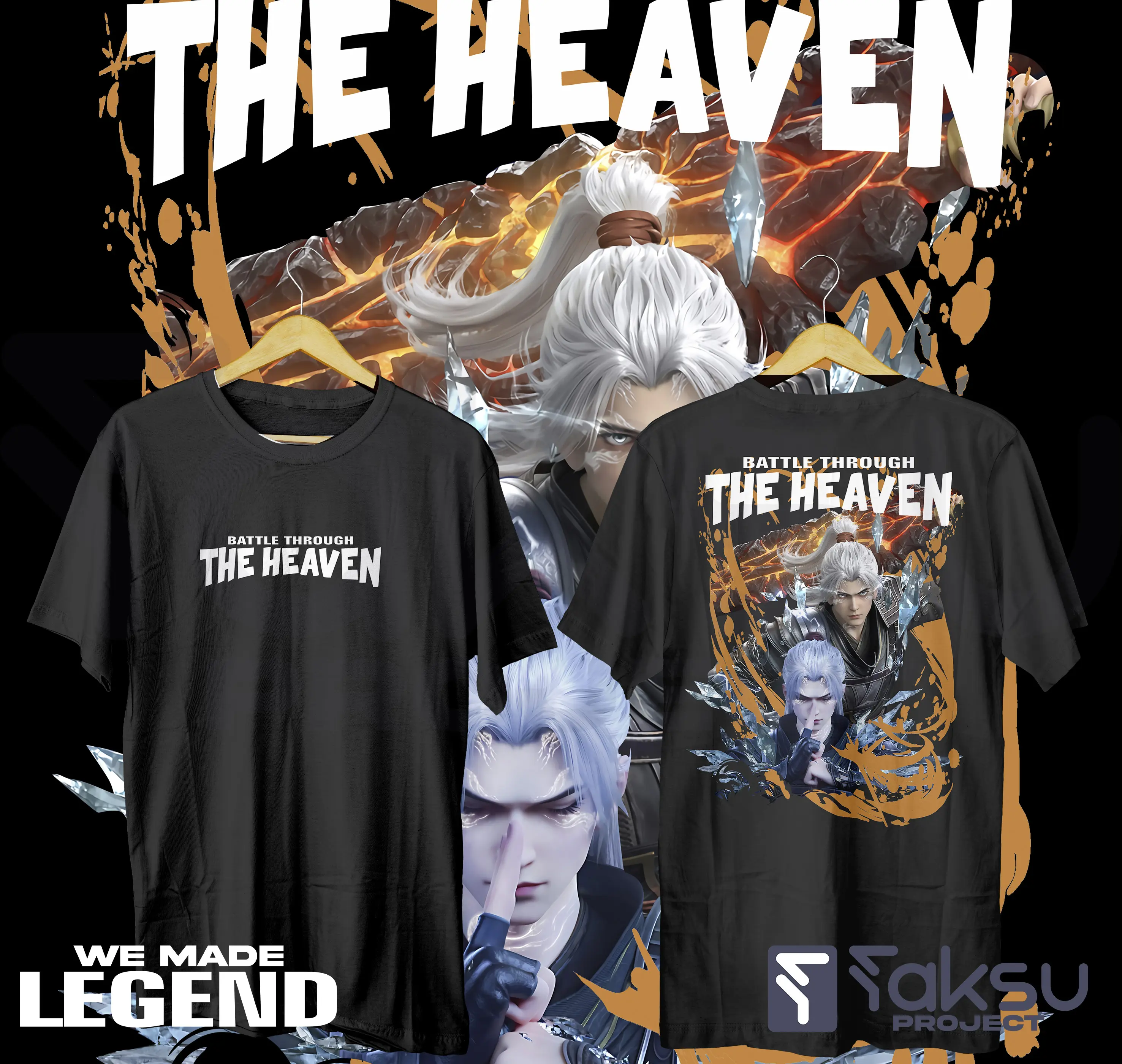 kaos donghua xiao yan kaos donghua btth kaos anime btth