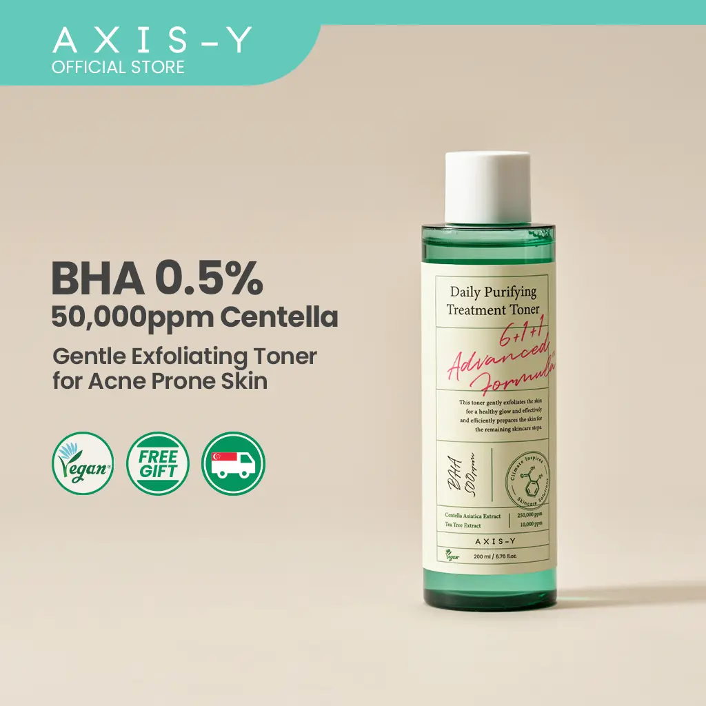 AXIS-Y Daily Purifying Treatment Toner 200ml | Skincare Aha Gentle Soothing | Glycolic | Salicylic