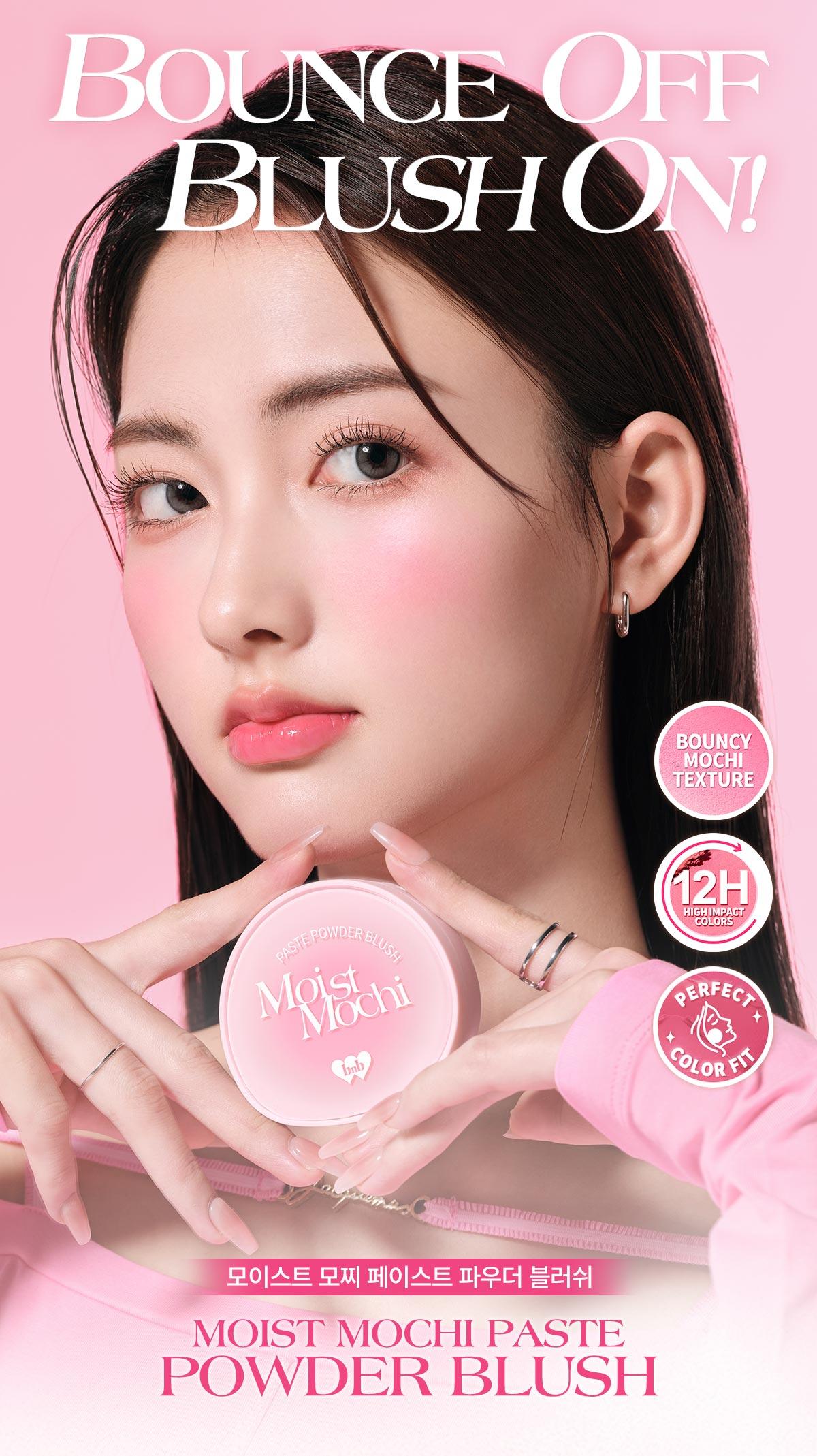 【NEW SHADE】 BNB Barenbliss Moist Mochi Paste Powder Blush 4.5g | Cheek, Lip, Eyeshadow pH-Adjusting Cream Blush On High Pigmented Tahan hingga 12 jam Lasting Color Ringan Blendable & Melembapkan Tampilan Sehat Seharian dengan 3X Botanic Infusion & Vit.E 【NEW SHADE】 BNB Barenbliss Moist Mochi Paste Powder Blush 4.5g | Cheek, Lip, Eyeshadow pH-Adjusting Cream Blush On High Pigmented Tahan hingga 12 jam Lasting Color Ringan Blendable & Melembapkan Tampilan Sehat Seharian dengan 3X Botanic Infusion & Vit.E