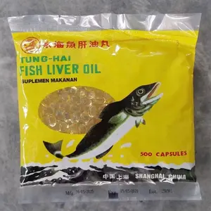 Fish Oil Kucing TUNGHAI isi 500 kapsul - ASLI SHANGHAI