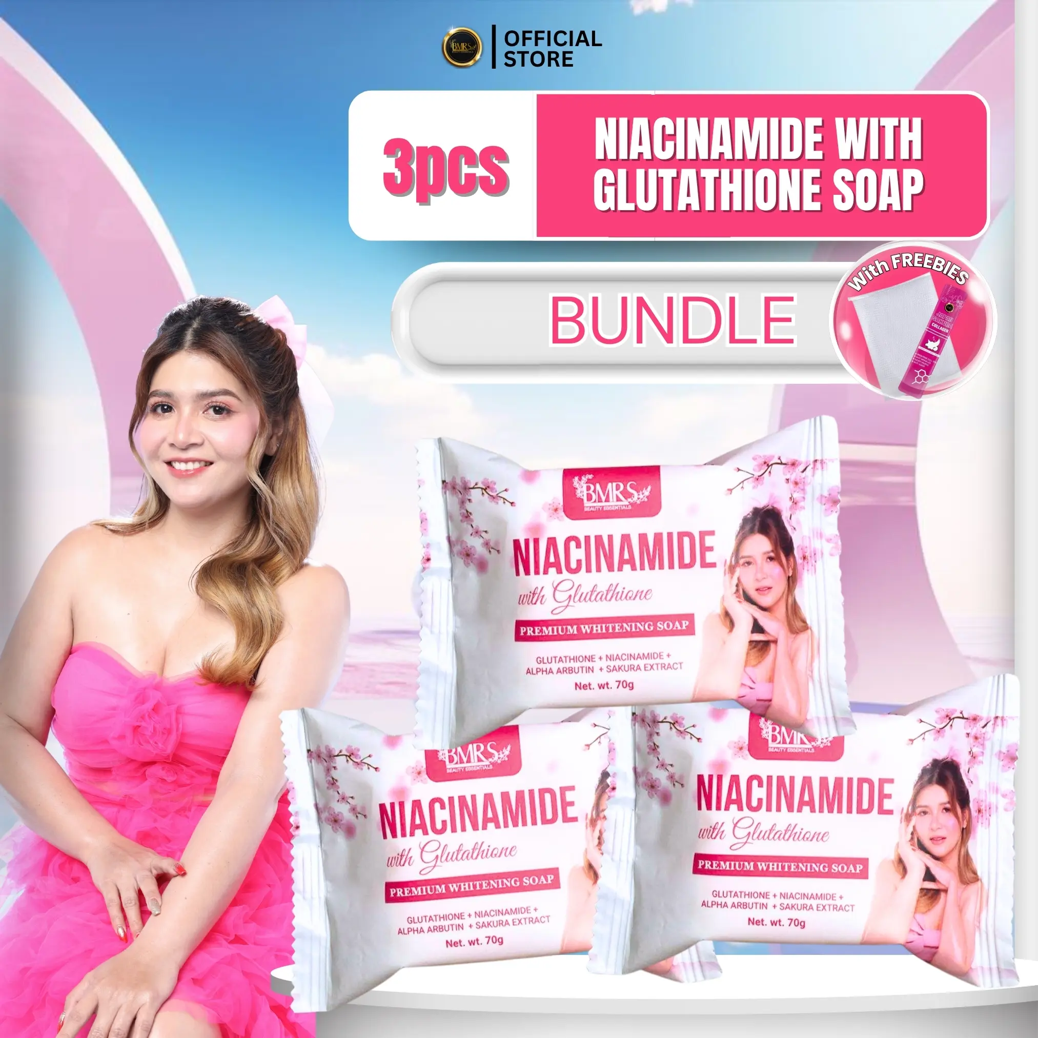 erase glutathione soap GLUTA BY ERASE SOAP with Kojic Acid and Moringa Extract 45G