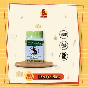 Herbs Calcium Vitamin Kalsium Ayam Ramuan Alami Suplemen Ayam Jago 50 kapsul